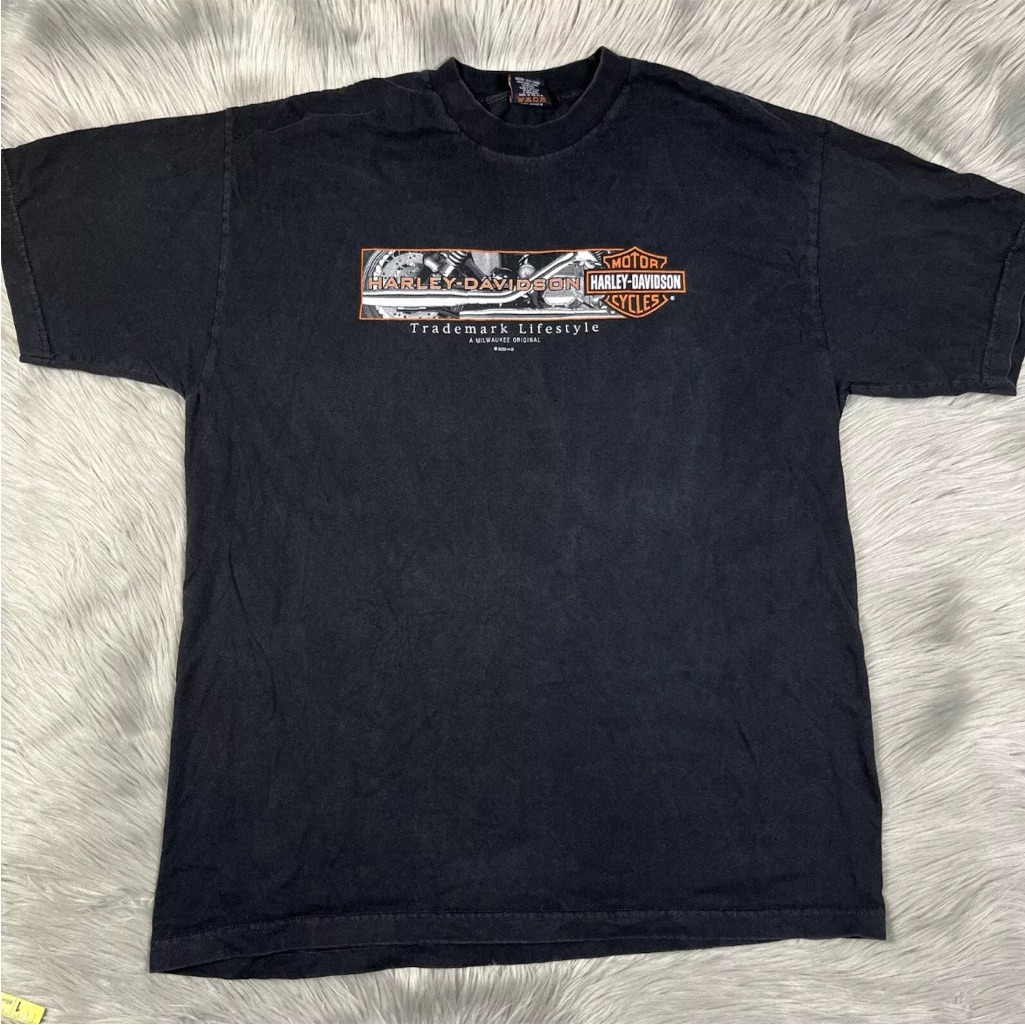 Vintage 2000 Y2k Harley Davidson Wenatchee Wa T Shirt